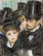 Young people in the street Auguste renoir